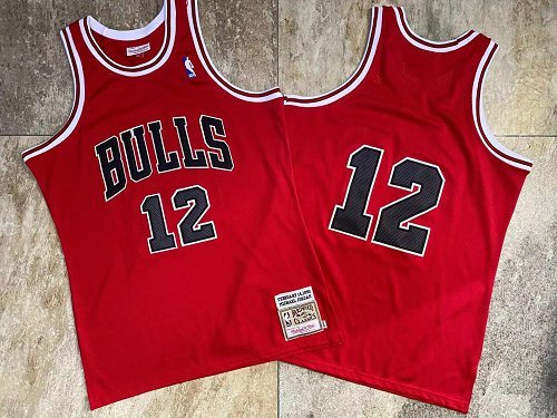 NBA Chicago Bulls #12 Jordan red Jerseys->soccer dust mask->Sports Accessory